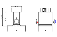 Treemme Встраиваемая часть напольного смесителя для раковины RWIT6051ZZ01