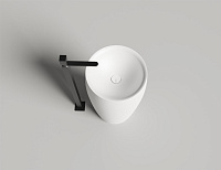 Salini Alda 03 Раковина напольная круглая, д/к, сифон 47x47x90h см, глянцевый цвет: RAL 130311GF