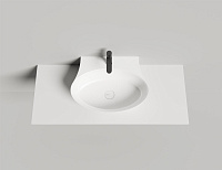 Salini Alda Wall 01 Раковина подвесная округлая 58x45x15h см, глянцевый цвет: RAL 140311GF