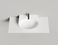 Salini Alda Wall 02 Раковина подвесная округлая 58x45x15h см, глянцевый цвет: RAL 140312GF