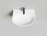 Salini Alda Wall 02 Раковина подвесная округлая 58x45x15h см, глянцевый цвет: RAL 140312GF