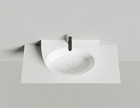 Salini Alda Wall 03 Раковина подвесная округлая 71x45x15h см, глянцевый цвет: RAL 140313GF