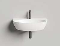 Salini Alda Wall 03 Раковина подвесная округлая 71x45x15h см, глянцевый цвет: RAL 140313GF