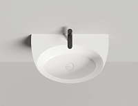 Salini Alda Wall 03 Раковина подвесная округлая 71x45x15h см, матовый цвет: RAL 140323MF
