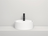 Salini Armonia Top 02 Раковина накладная круглая 45x45x16h см, цвет: белый матовый 130126M