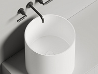 Salini Armonia 04 Раковина накладная круглая 46x46x45h см, глянцевый цвет: RAL 130118GF