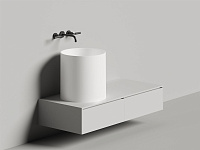 Salini Armonia 04 Раковина накладная круглая 46x46x45h см, матовый цвет: RAL 130118MF