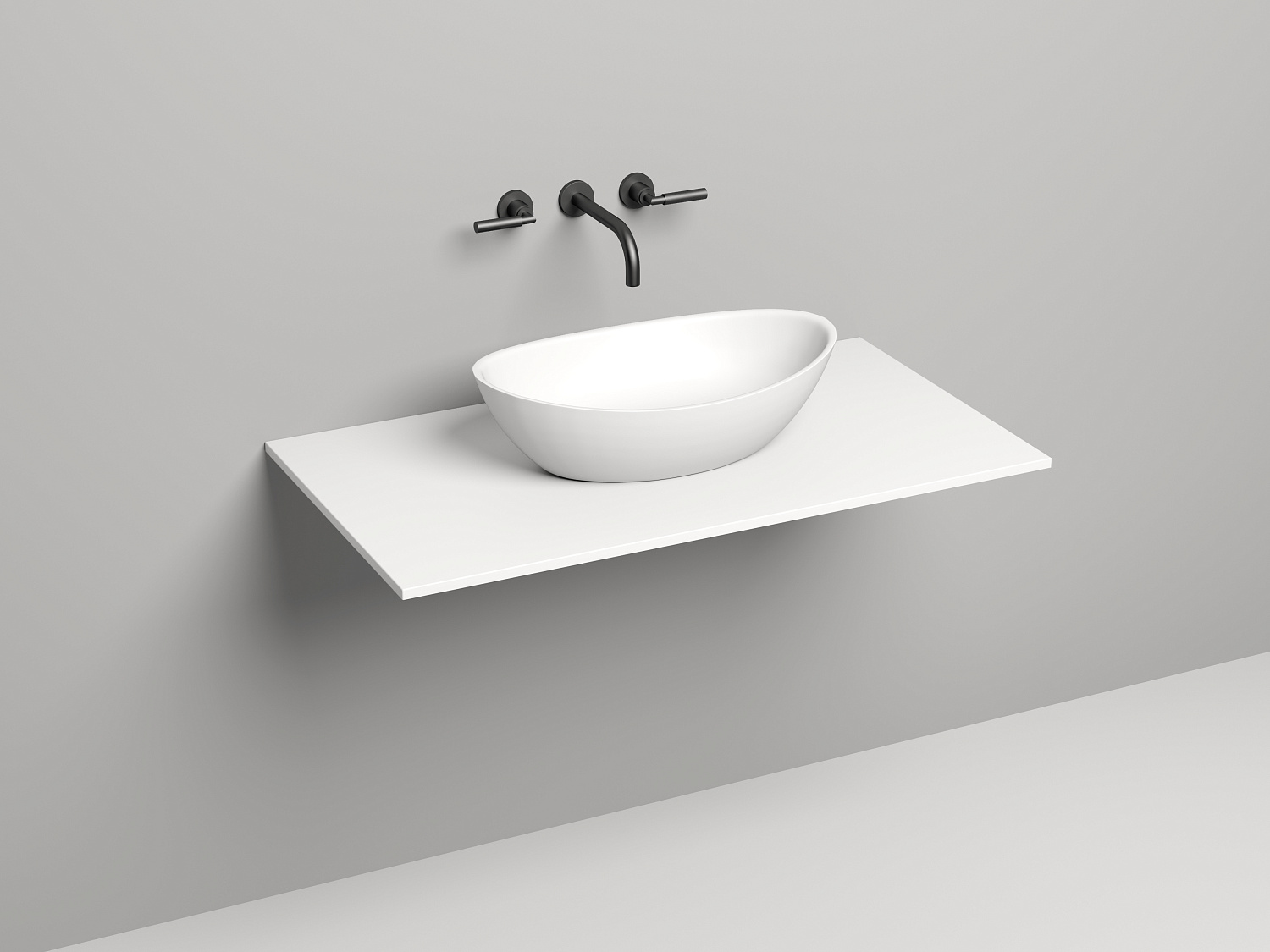 Salini Costa Столешница 100x50 см, матовый цвет: RAL полностью 200122MF