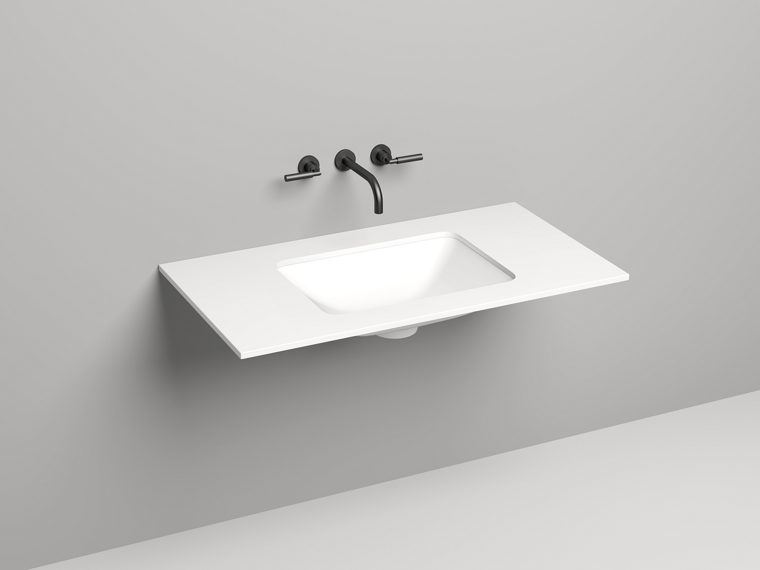 Salini Costa Столешница 100x50 см, матовый цвет: RAL полностью 200122MF