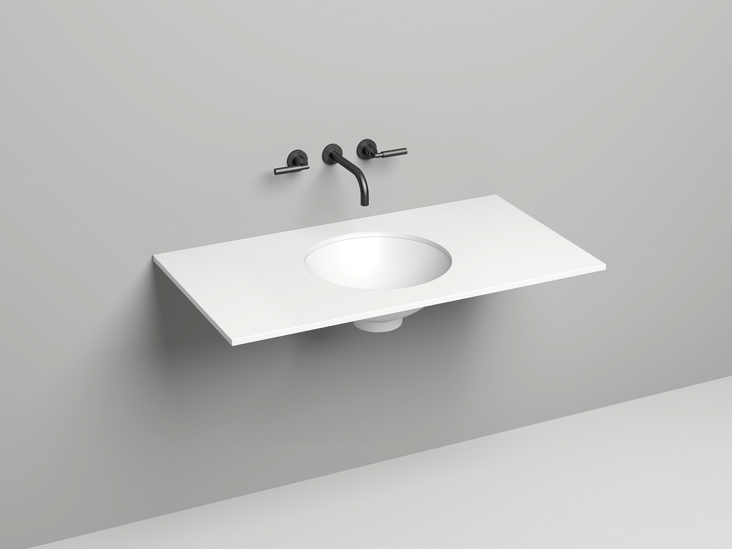 Salini Costa Столешница 100x50 см, матовый цвет: RAL полностью 200122MF