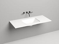 Salini Costa Столешница 120x50 см, цвет: белый матовый 200123M