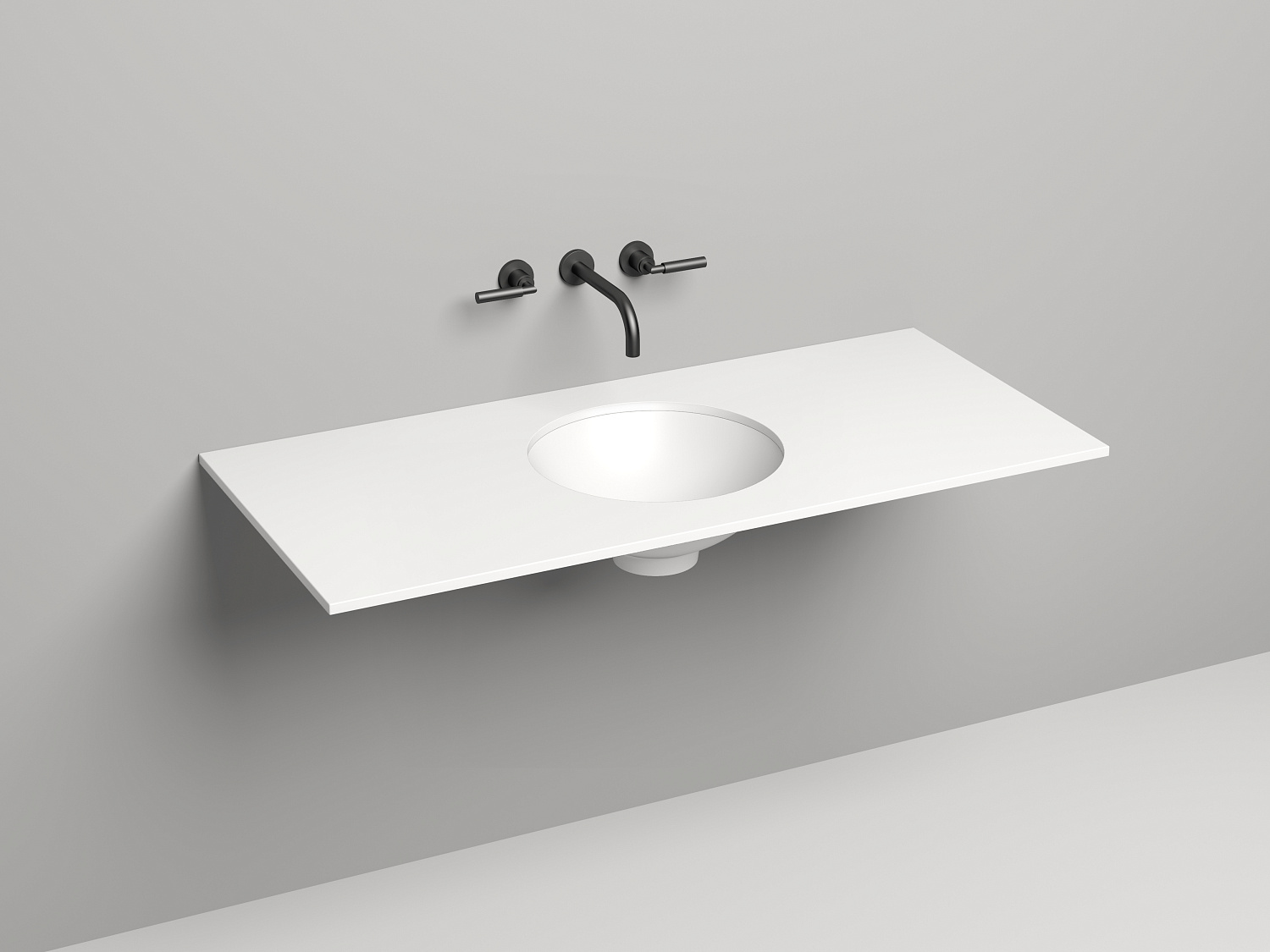 Salini Costa Столешница 120x50 см, матовый цвет: RAL полностью 200123MF