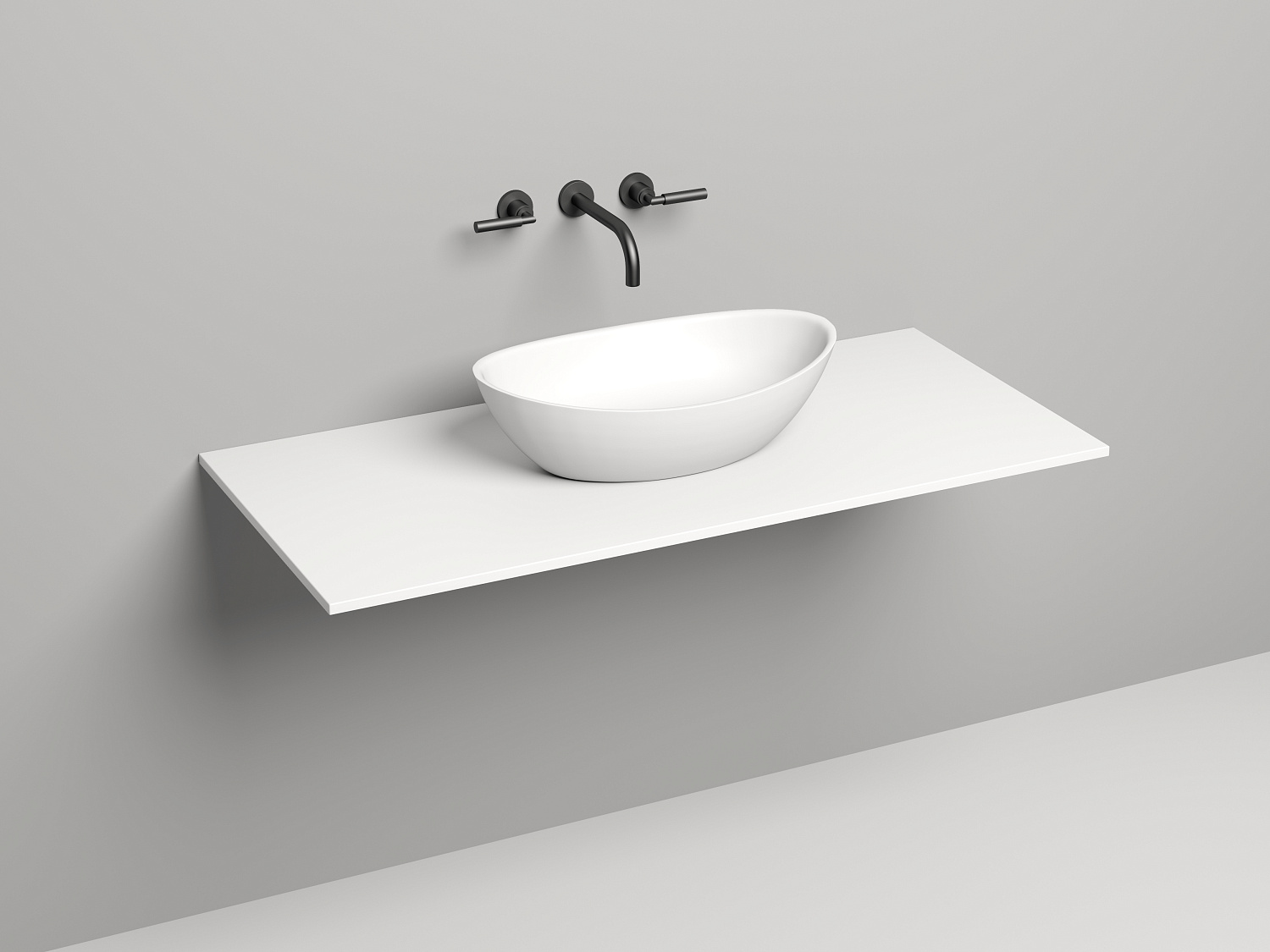 Salini Costa Столешница 120x50 см, матовый цвет: RAL полностью 200123MF