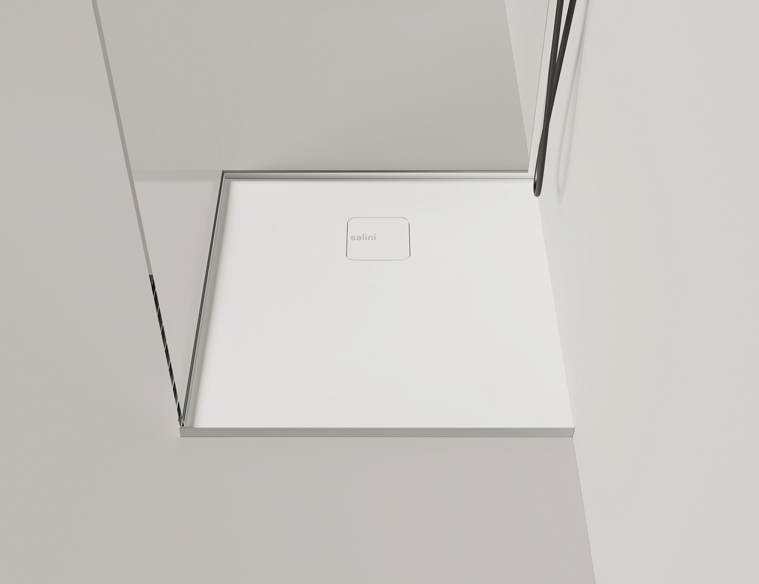 Salini Oasi Душевой поддон 80x80x3h см, цвет: белый матовый 120323M