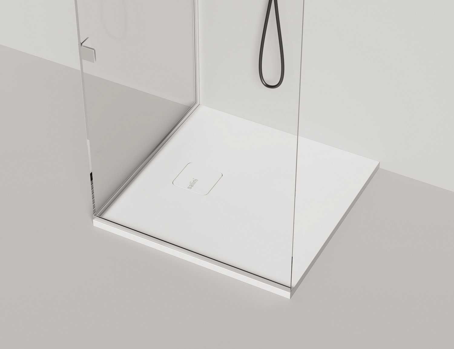 Salini Oasi Душевой поддон 80x80x3h см, матовый цвет: RAL полностью 120323MF