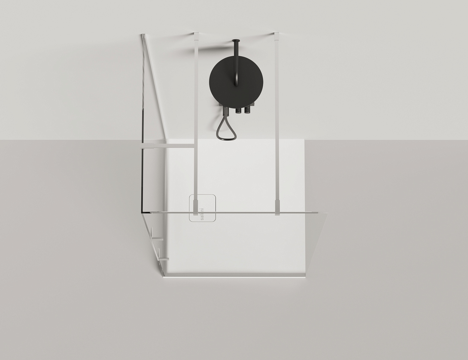 Salini Oasi Душевой поддон 80x80x3h см, матовый цвет: RAL полностью 120323MF