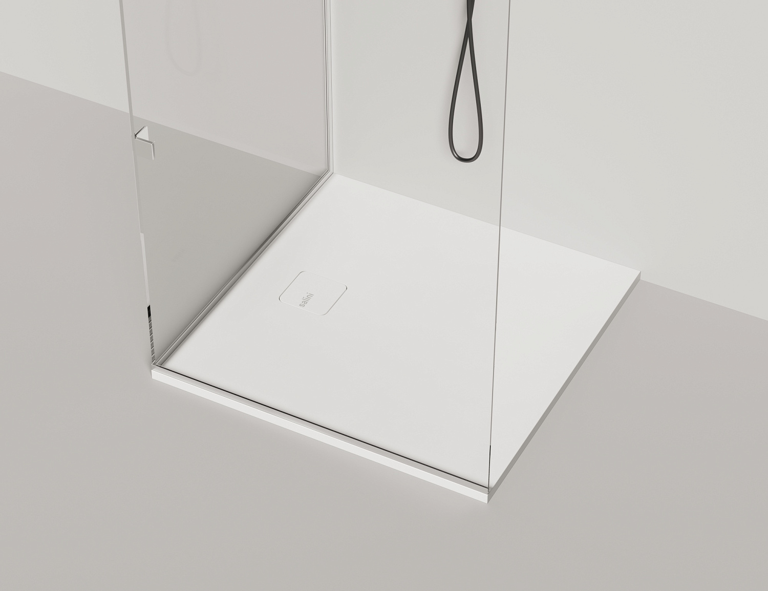 Salini Oasi Душевой поддон 100x100x3h см, матовый цвет: RAL полностью 120324MF