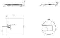 Salini Oasi Душевой поддон 100x100x3h см, матовый цвет: RAL полностью 120324MF