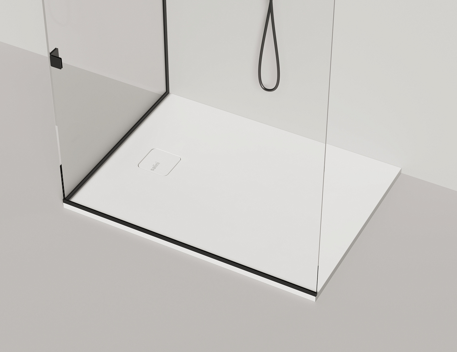 Salini Oasi Душевой поддон 120x90x3h см, матовый цвет: RAL полностью 120322MF