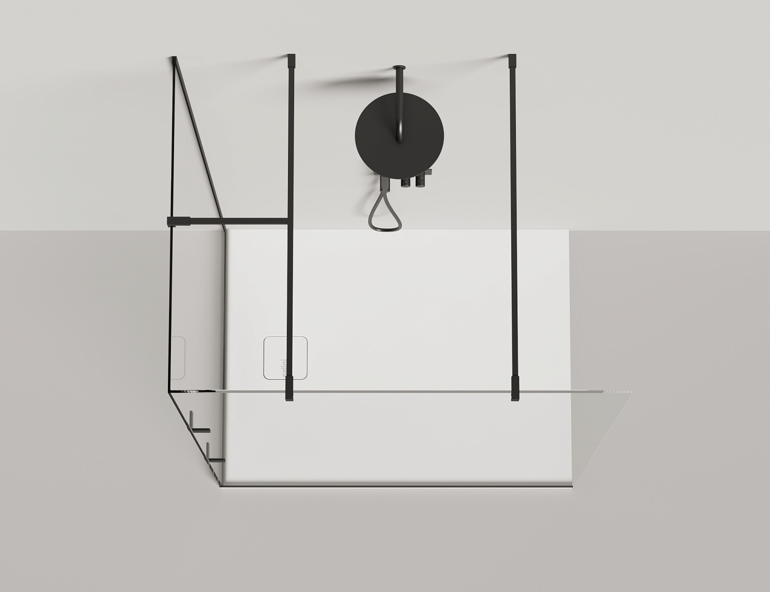 Salini Oasi Душевой поддон 120x90x3h см, матовый цвет: RAL полностью 120322MF