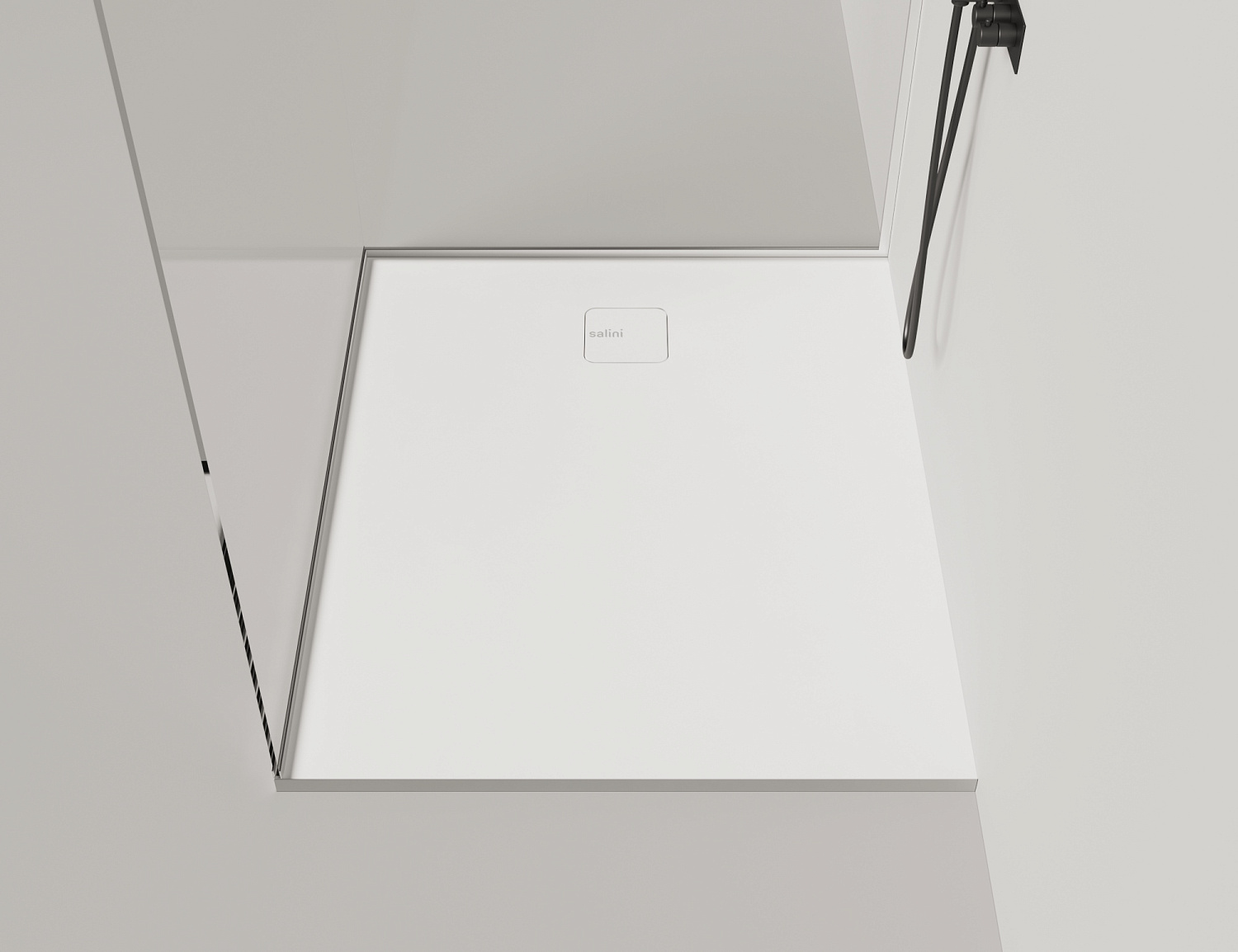 Salini Oasi Душевой поддон 120x100x3h см, матовый цвет: RAL полностью 120325MF