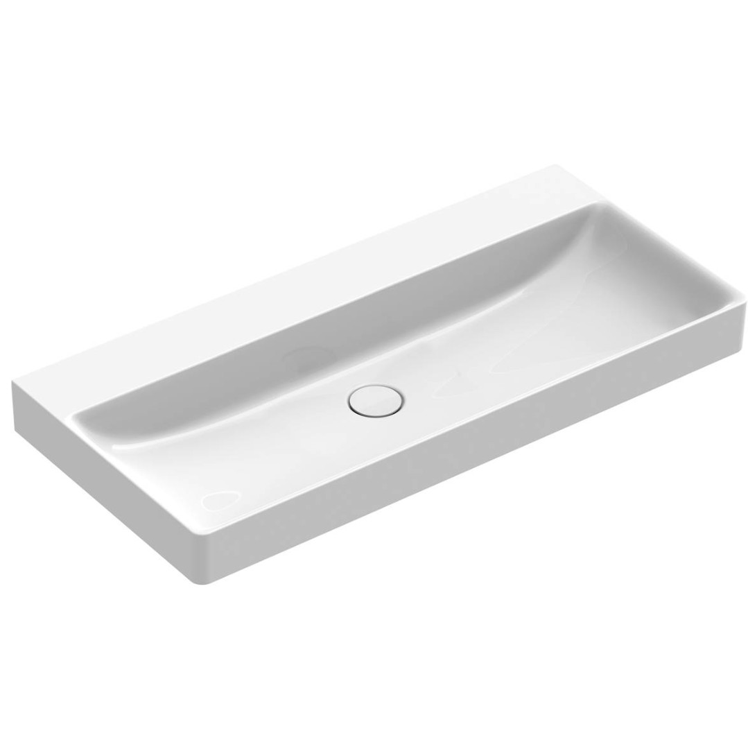 Catalano Comfort Раковина подвесная 100x47x14,5h см, без перелива, покр Cataglaze цвет: белый глянц. 0421000001