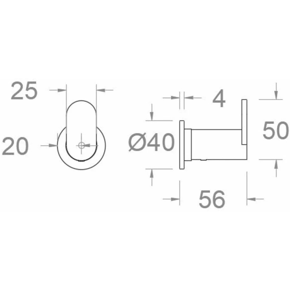 Ramonsoler Accesorios Крючок нержавеющая сталь, цвет: золото брашированное COLG01OC