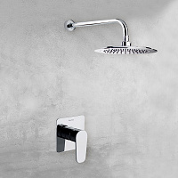 Ramonsoler Alexia Душевой комплект встраиваемый с тропическим душем, цвет: хром K3618012