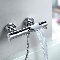 Ramonsoler Alexia Термостатический смеситель настенный с каскадным изливом, цвет: хром 363901S