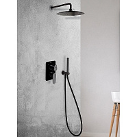 Ramonsoler Alexia Встраиваемый смеситель на 3 потребителя, цвет: матовый черный 361503SNM