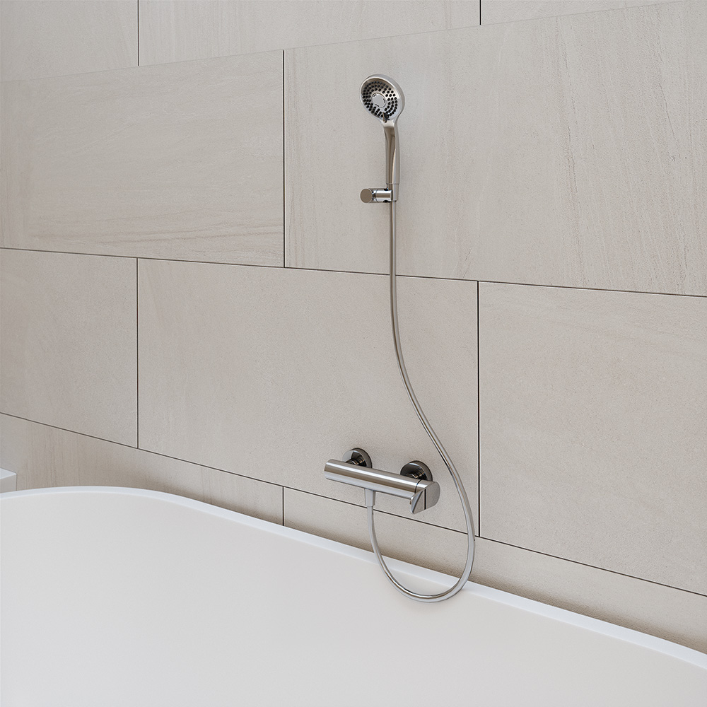 Ramonsoler Alexia Смеситель настенный с душем, цвет: хром 3608TR