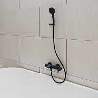 Ramonsoler Alexia Смеситель настенный однорычажный, цвет: матовый черный 360501SNM