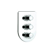 Ramonsoler Arola Встраиваемый термостатический смеситель на 3 потребителя, цвет: хром 2627S