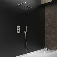 Ramonsoler Blautherm Душевой комплект встраиваемый с тропическим душем, цвет: хром 941502RPK225