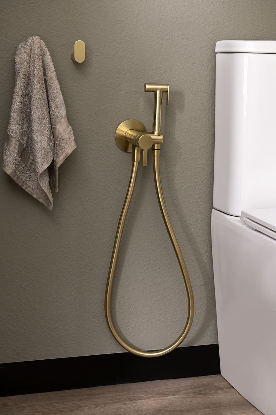 Ramonsoler Drako Гигиенический душ с магнитным клапаном, цвет: золото брашированное 336801WCOC