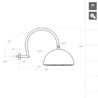 Ramonsoler Hidroterapia Верхний душ потолочный 30x54x36h см, цвет: хром RB3A390
