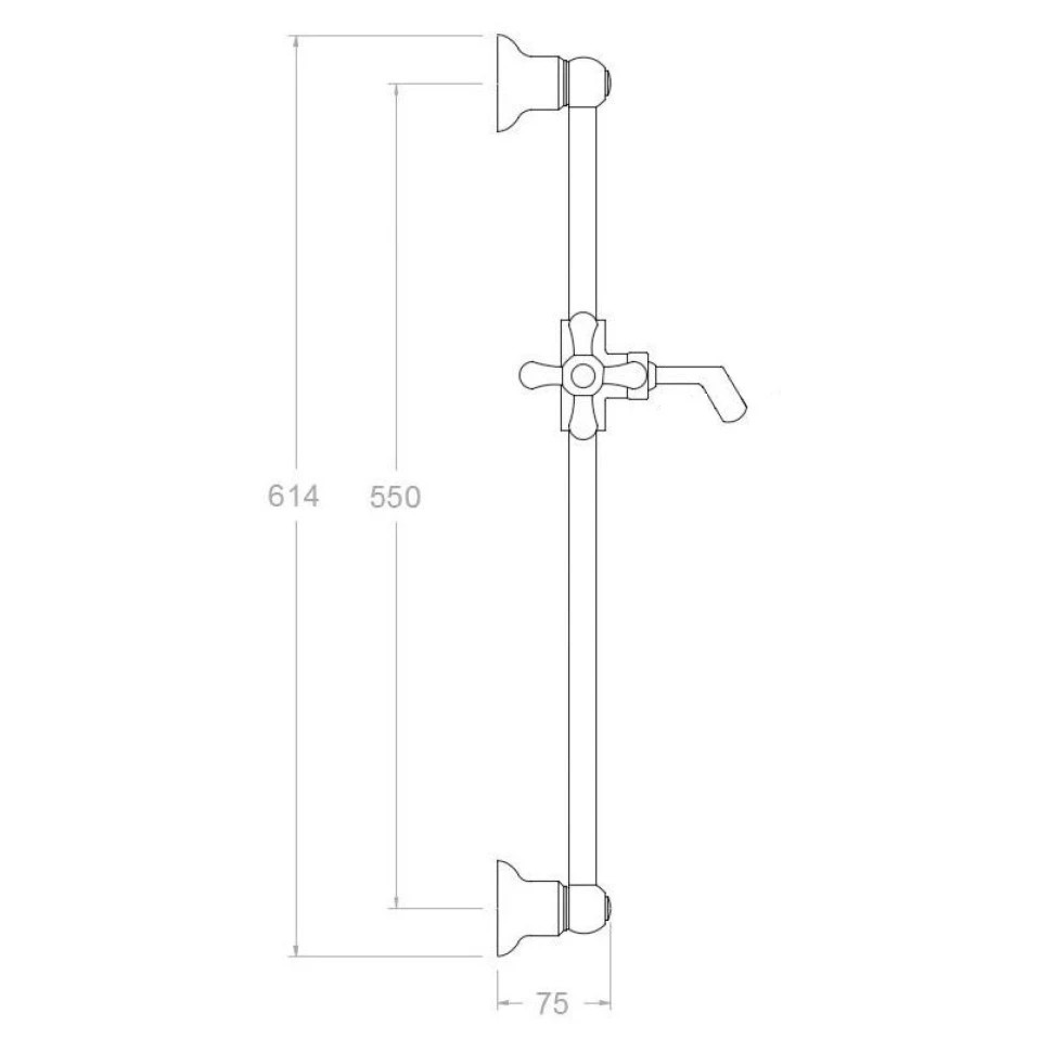 Ramonsoler Hidroterapia Душевой гарнитур, цвет: хром 3086S