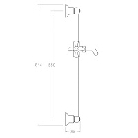 Ramonsoler Hidroterapia Душевой гарнитур, цвет: хром 3086S