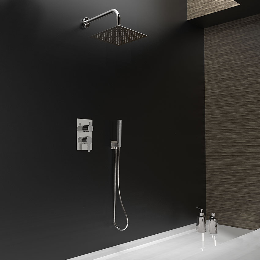 Ramonsoler Hidroterapia Лейка тропического душа из нержавеющей стали, цвет: хром RK400