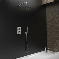 Ramonsoler Hidroterapia Лейка тропического душа из нержавеющей стали, цвет: хром RK400