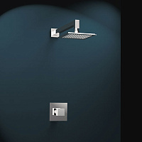 Ramonsoler Kuatro Душевой комплект встраиваемый с тропическим душем, цвет: хром K4718012