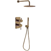 Ramonsoler Odisea Joya Душевой комплект встраиваемый с тропическим душем, цвет: медь K5915121CUC