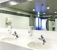 Ramonsoler Solestop Смеситель для раковины нажимной порционный, цвет: хром 7290