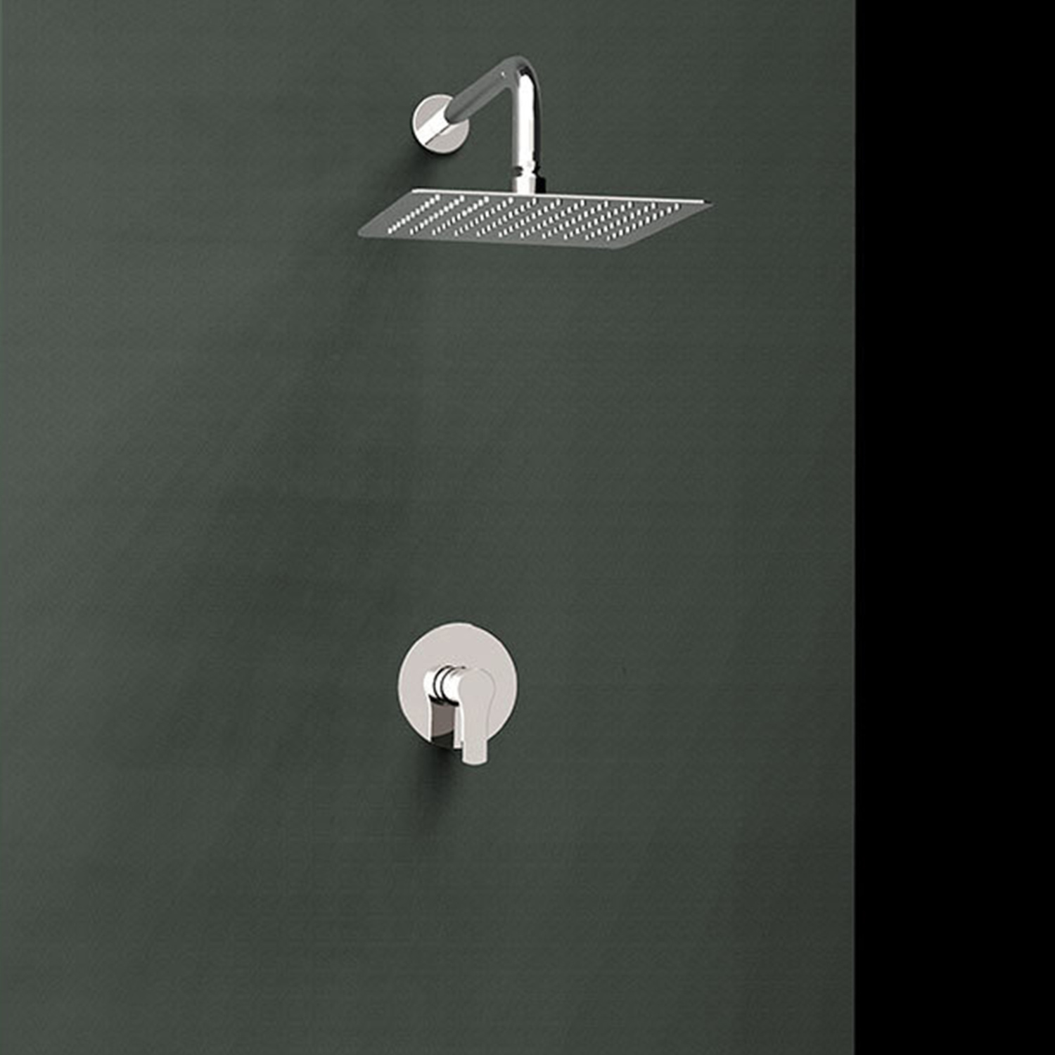 Ramonsoler Titanium Душевой комплект встраиваемый с тропическим душем, цвет: хром K1818014