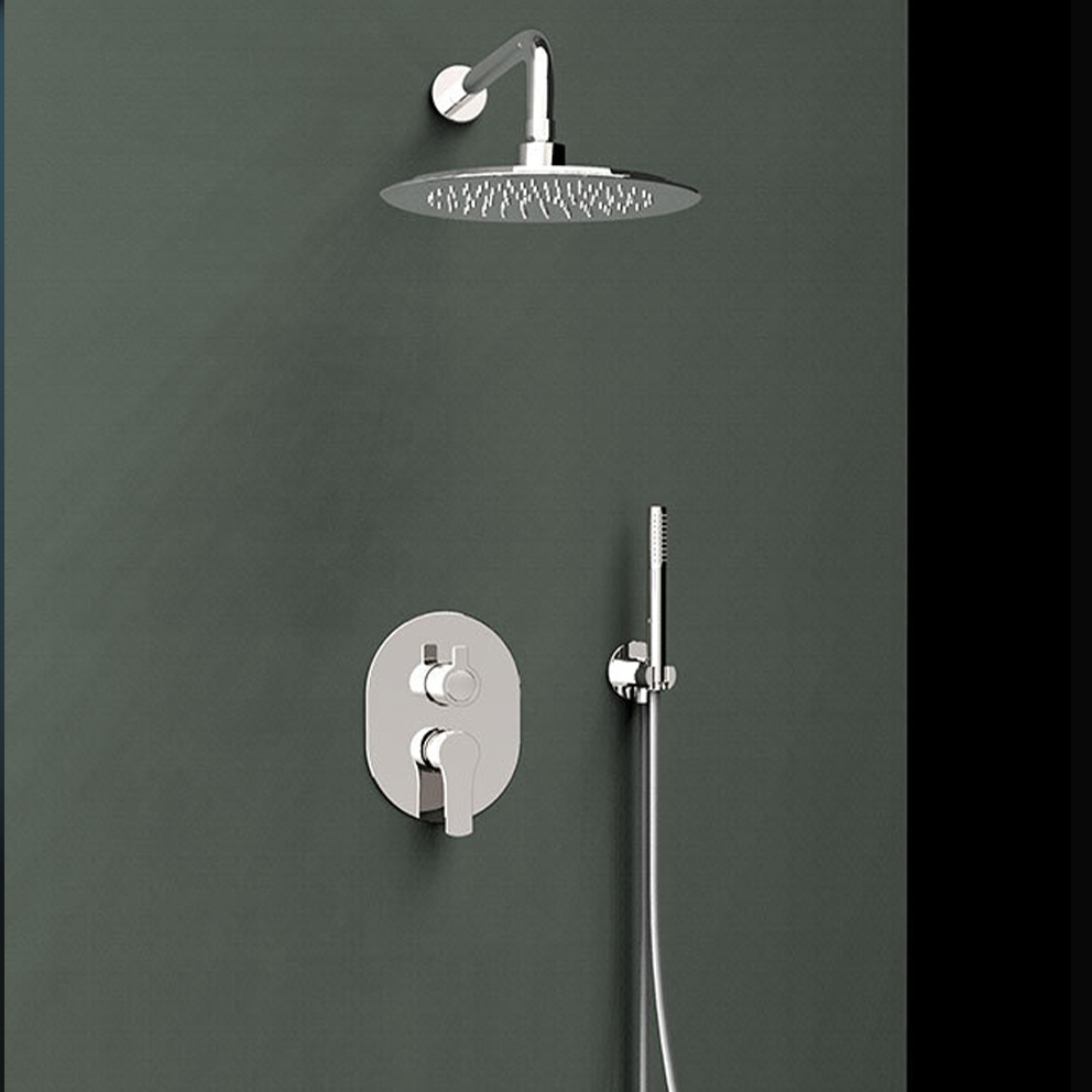 Ramonsoler Titanium Душевой комплект встраиваемый с тропическим душем, цвет: хром K1815021