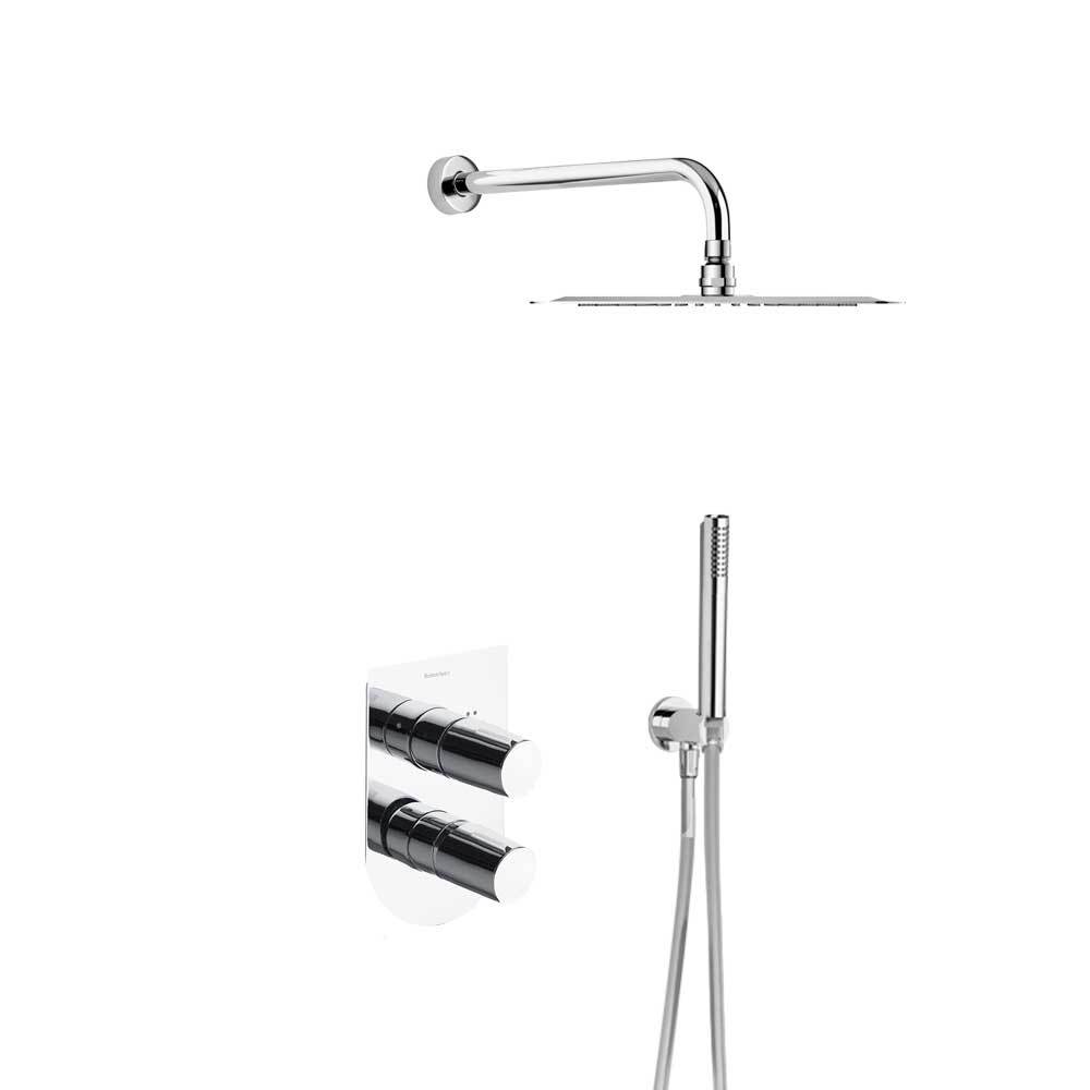 Ramonsoler Tzar Душевой комплект встраиваемый с тропическим душем, цвет: хром K3415021