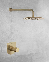 Ramonsoler Tzar Встраиваемый смеситель на 1 потребителя, цвет: золото брашированное 341801SOC