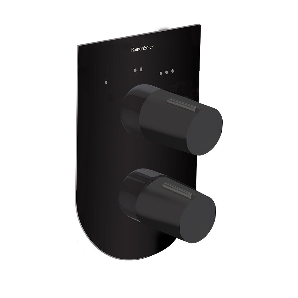 Ramonsoler Tzar Встраиваемый смеситель на 3 потребителя, цвет: матовый черный 341503SNM