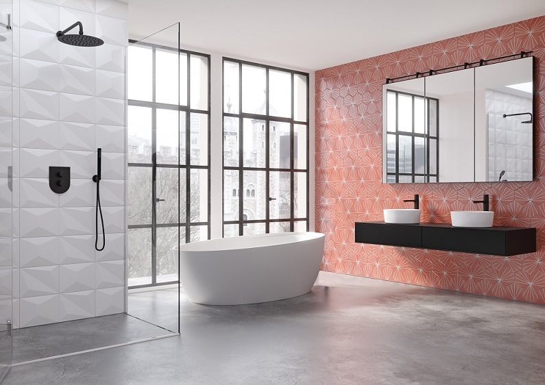 Ramonsoler Tzar Встраиваемый смеситель на 3 потребителя, цвет: матовый черный 341503SNM