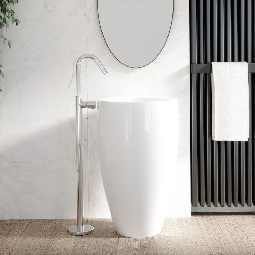 Ramonsoler Tzar Напольный однорычажный смеситель для раковины, цвет: хром 347602S